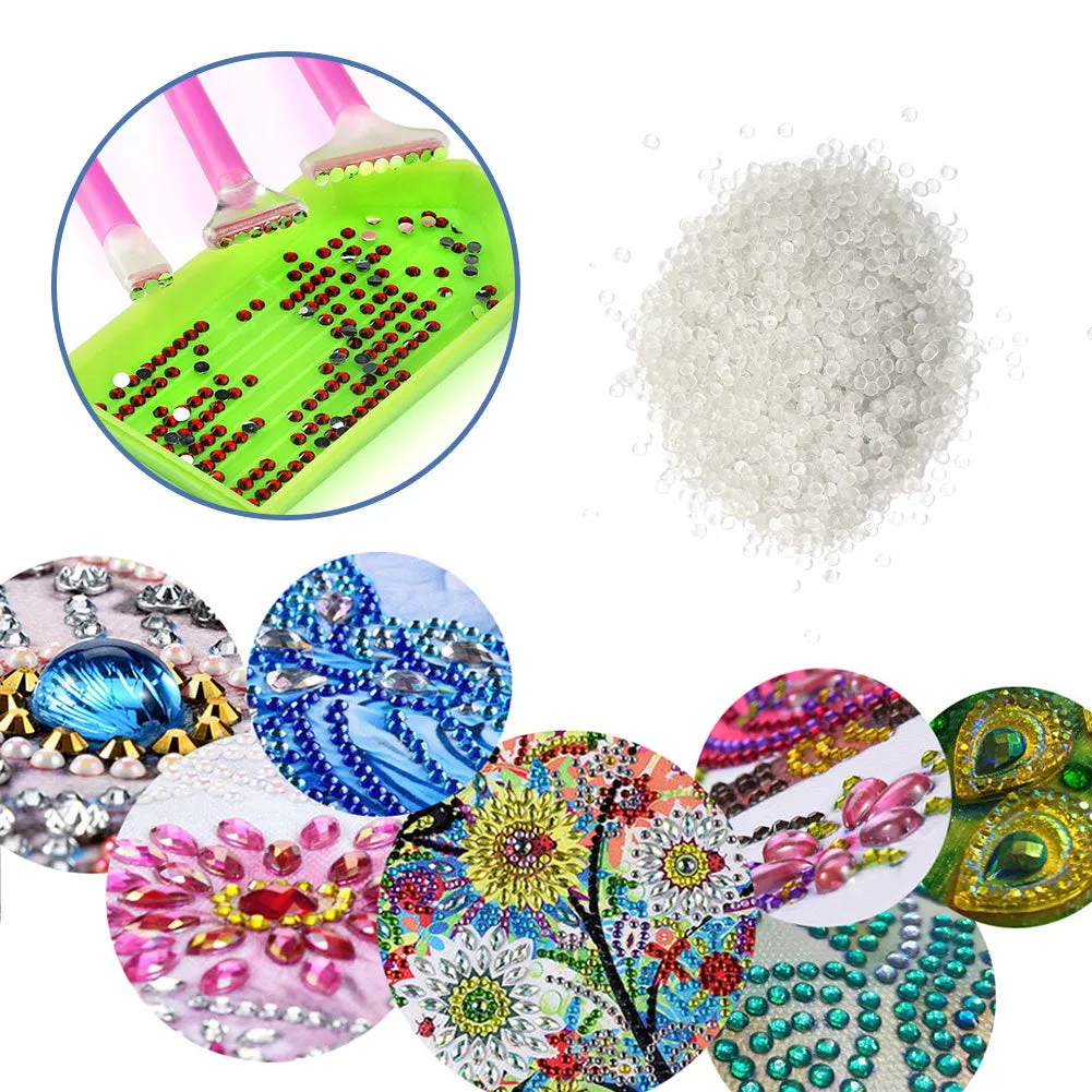 15g/Bag DIY Luminous Round Rhinestones Kit for Diamond Painting Accessories