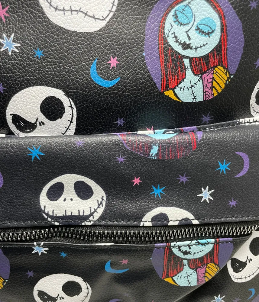 16" Nightmare Before Christmas Leather Backpack