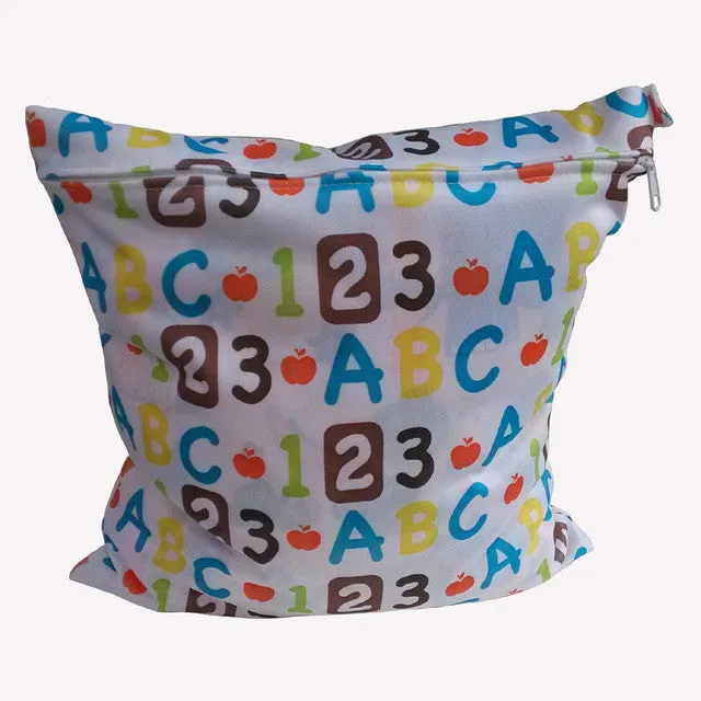 2017 Hot Cartoon Wetbag Wet Bag Waterproof  Nappy Bags for Stroller Mother Mom Backpack Maternity Changing Diaper Bags Baby Care