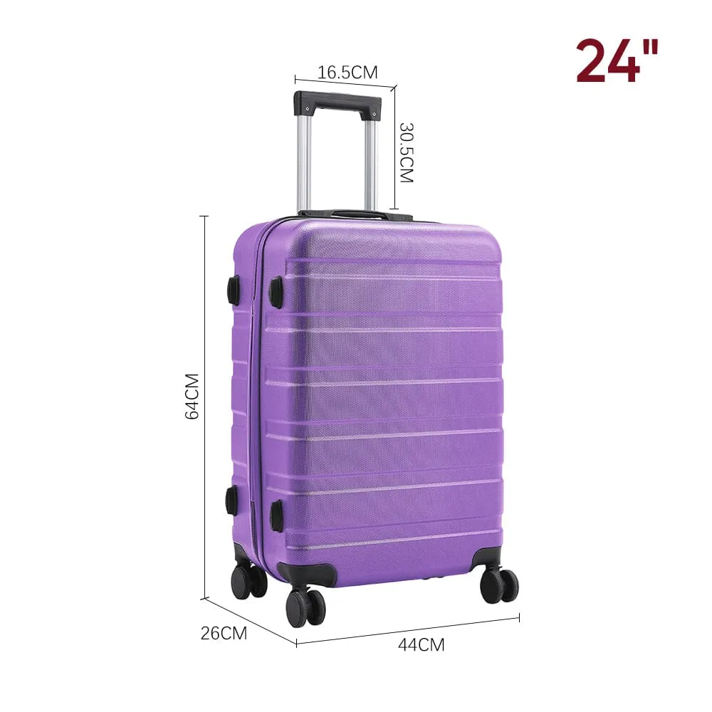 20/24/28 Inch Hardshell Rolling Luggage Trolley Travel Case