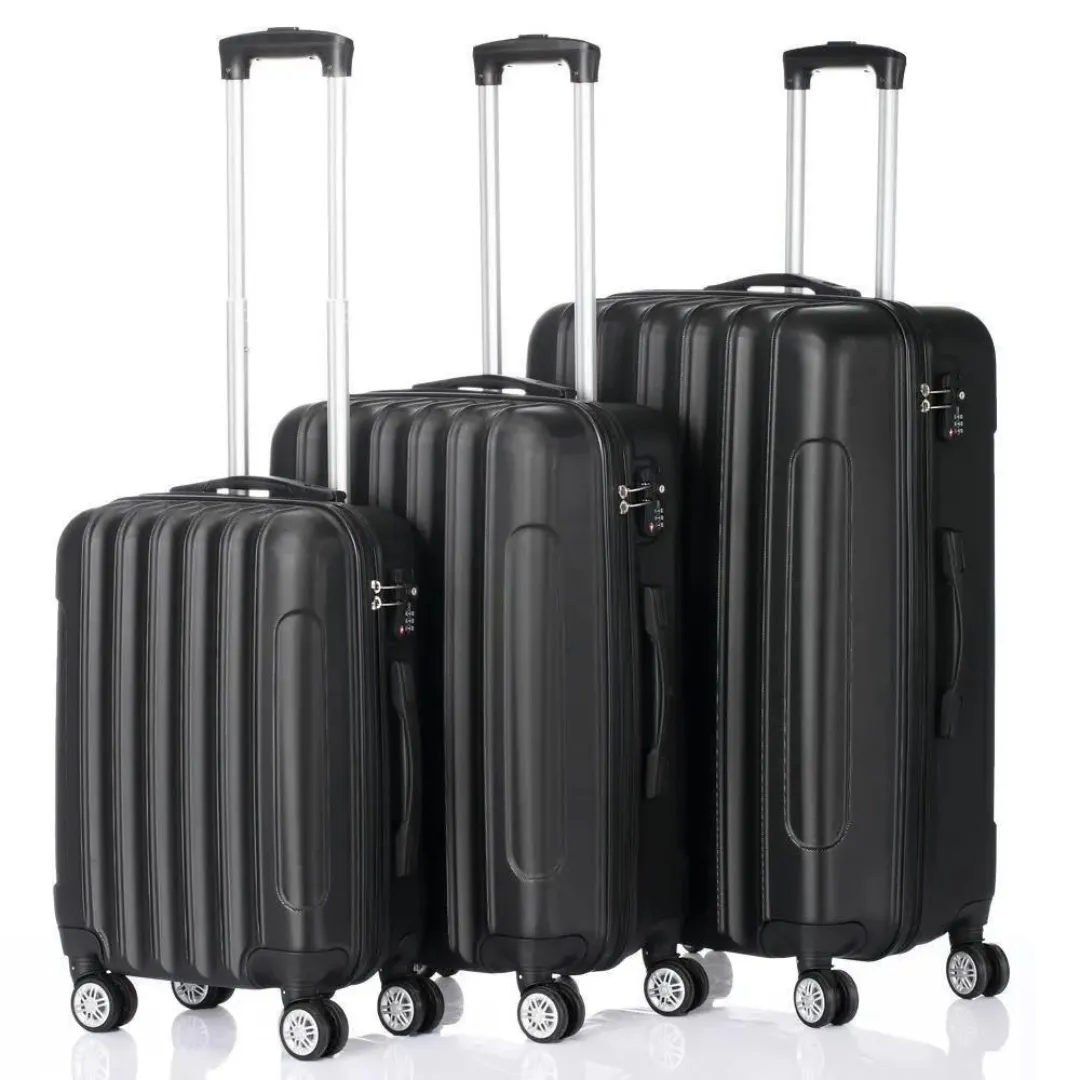 3-Piece FCH Trolley Case Hardside TSA Spinner Luggage Bag Set (Various)