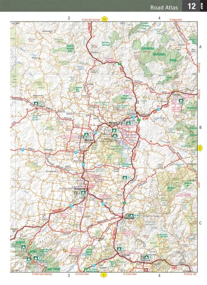 4WD & Camping Escapes-South East Queensland Road Map by Hema Maps