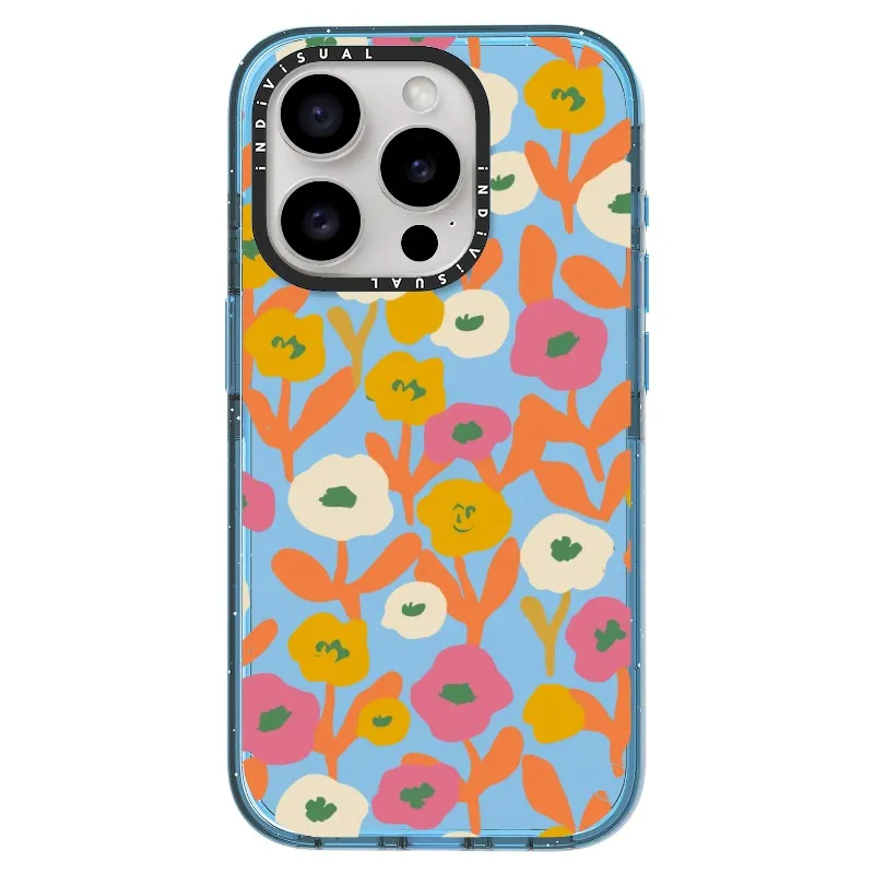 Acrylic Style Yellow, Pink and White Floral Phone Case_iPhone Ultra-Impact Case [1535155]