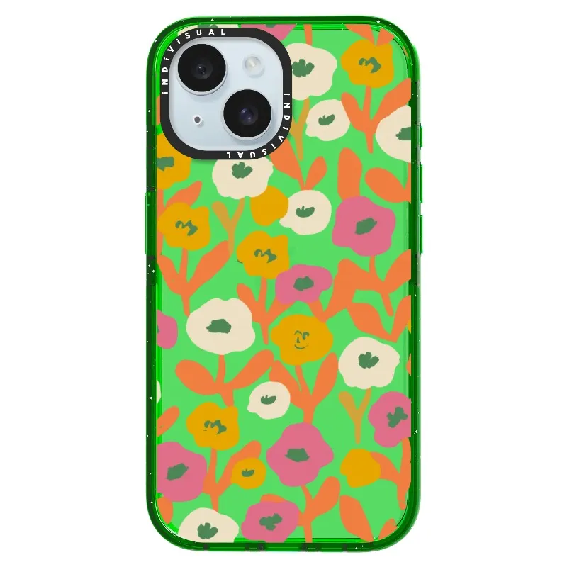 Acrylic Style Yellow, Pink and White Floral Phone Case_iPhone Ultra-Impact Case [1535155]