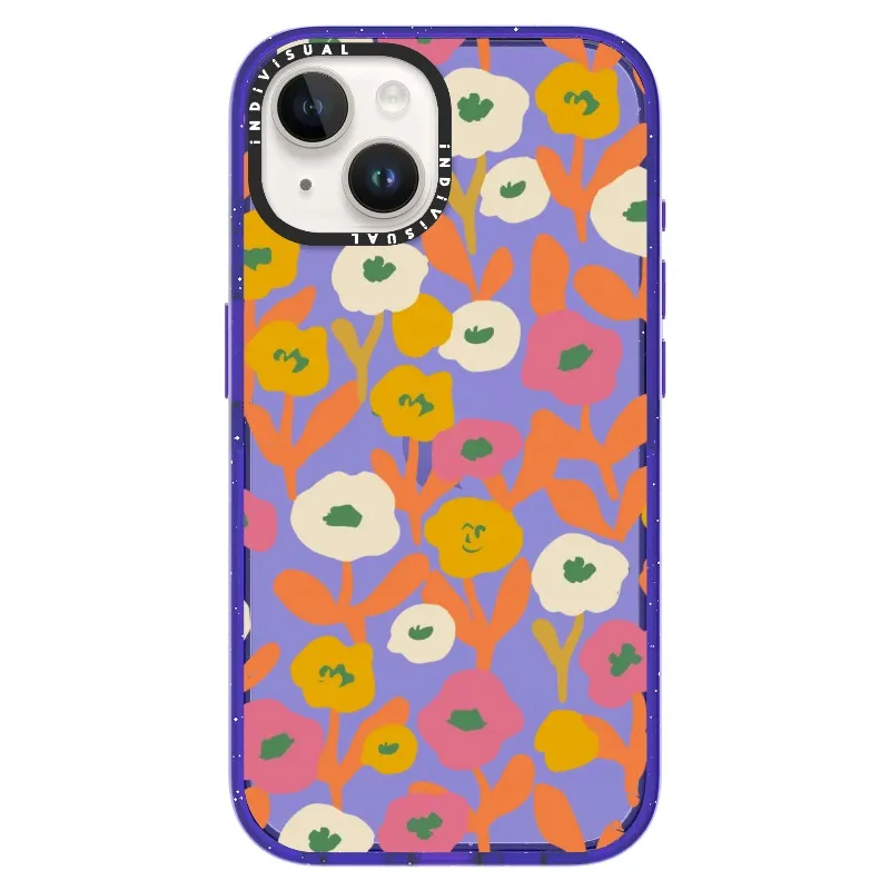 Acrylic Style Yellow, Pink and White Floral Phone Case_iPhone Ultra-Impact Case [1535155]