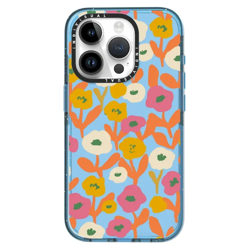 Acrylic Style Yellow, Pink and White Floral Phone Case_iPhone Ultra-Impact Case [1535155]