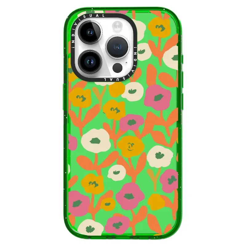 Acrylic Style Yellow, Pink and White Floral Phone Case_iPhone Ultra-Impact Case [1535155]