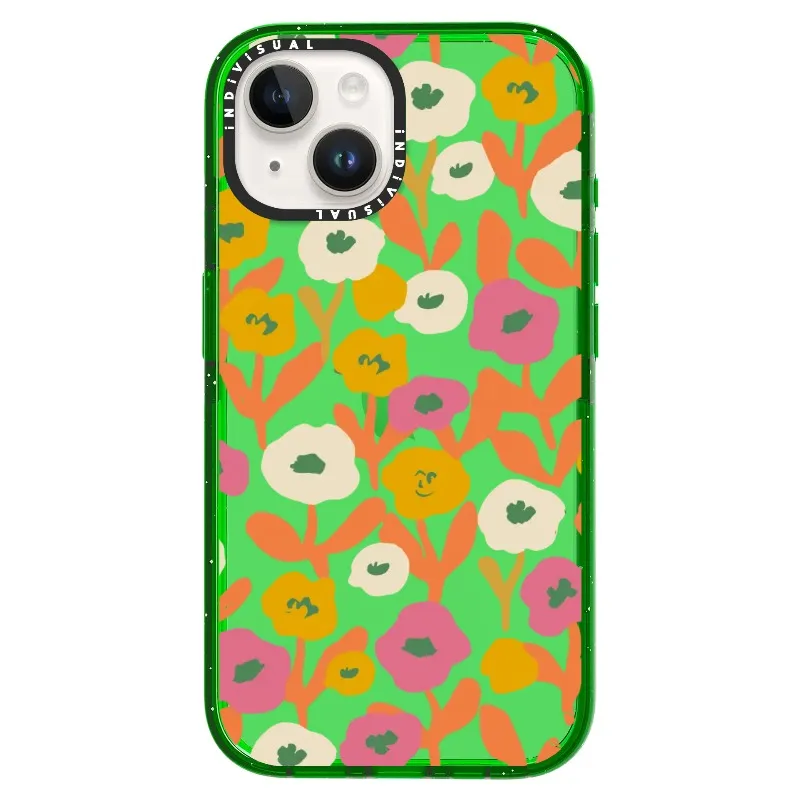 Acrylic Style Yellow, Pink and White Floral Phone Case_iPhone Ultra-Impact Case [1535155]