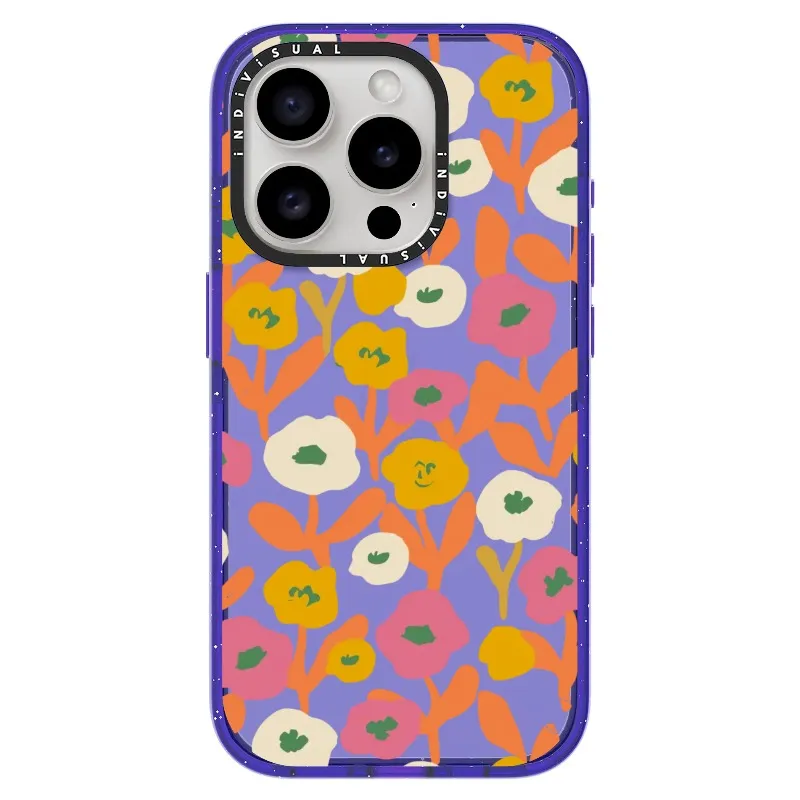 Acrylic Style Yellow, Pink and White Floral Phone Case_iPhone Ultra-Impact Case [1535155]