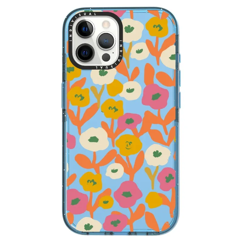 Acrylic Style Yellow, Pink and White Floral Phone Case_iPhone Ultra-Impact Case [1535155]