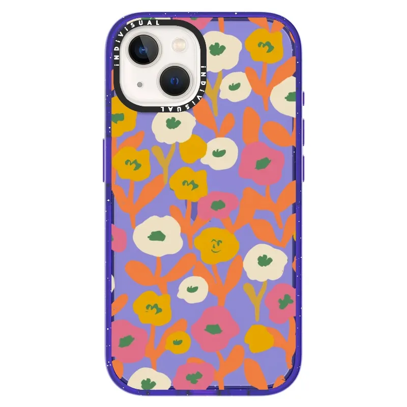 Acrylic Style Yellow, Pink and White Floral Phone Case_iPhone Ultra-Impact Case [1535155]