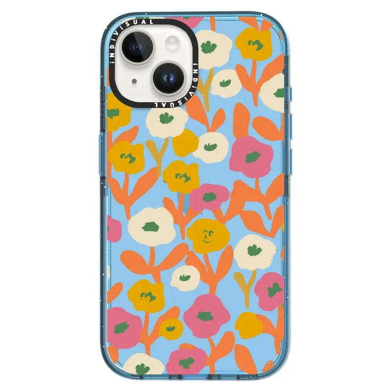 Acrylic Style Yellow, Pink and White Floral Phone Case_iPhone Ultra-Impact Case [1535155]