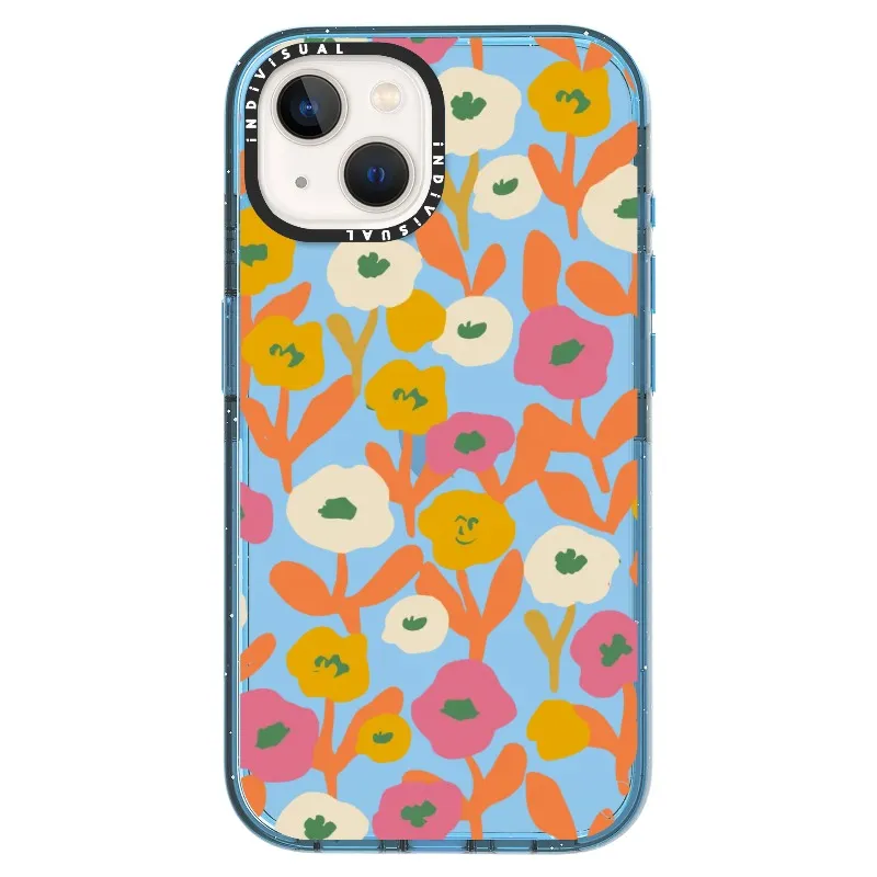 Acrylic Style Yellow, Pink and White Floral Phone Case_iPhone Ultra-Impact Case [1535155]