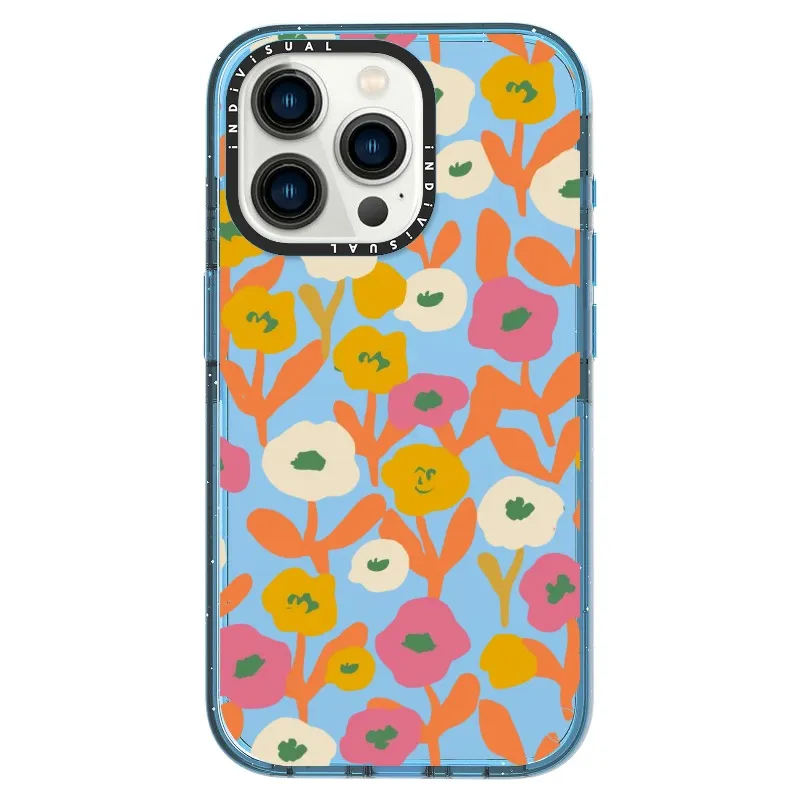 Acrylic Style Yellow, Pink and White Floral Phone Case_iPhone Ultra-Impact Case [1535155]