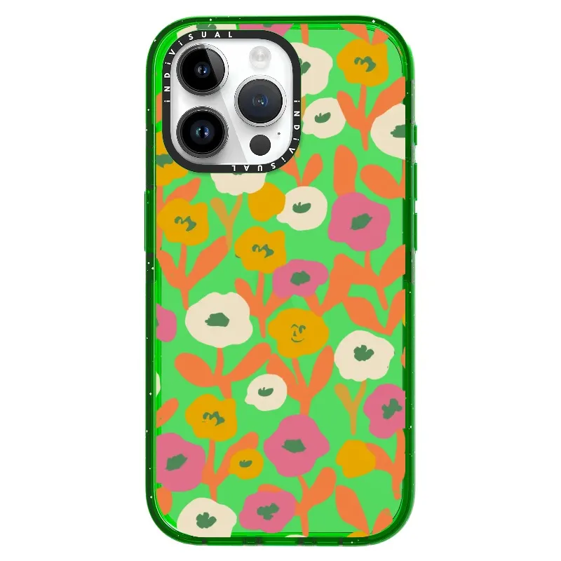 Acrylic Style Yellow, Pink and White Floral Phone Case_iPhone Ultra-Impact Case [1535155]