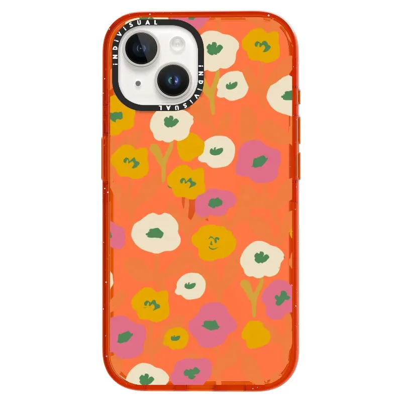 Acrylic Style Yellow, Pink and White Floral Phone Case_iPhone Ultra-Impact Case [1535155]