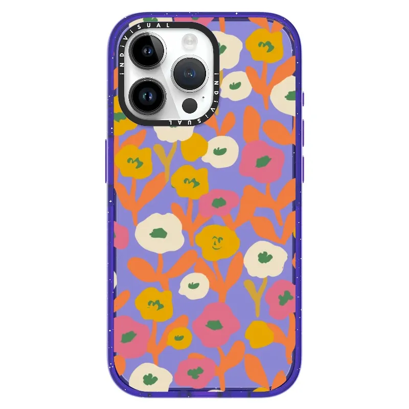 Acrylic Style Yellow, Pink and White Floral Phone Case_iPhone Ultra-Impact Case [1535155]