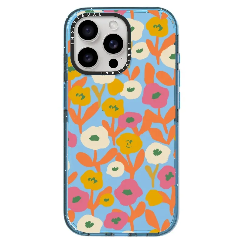 Acrylic Style Yellow, Pink and White Floral Phone Case_iPhone Ultra-Impact Case [1535155]