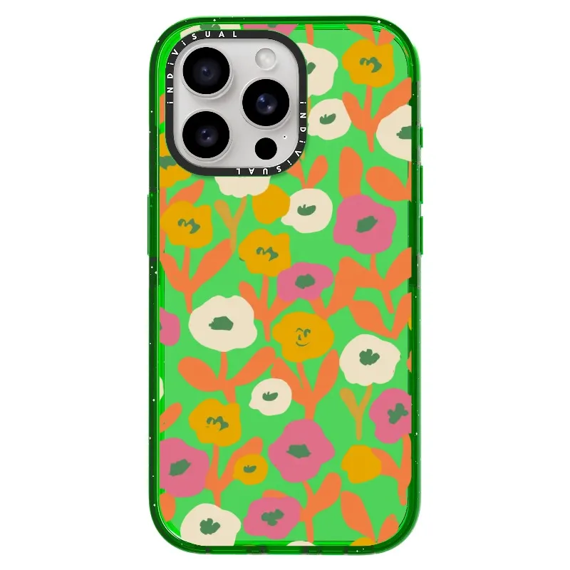 Acrylic Style Yellow, Pink and White Floral Phone Case_iPhone Ultra-Impact Case [1535155]