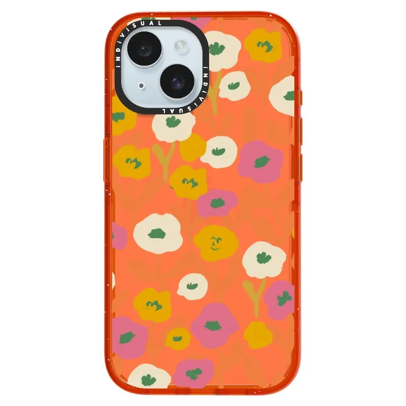 Acrylic Style Yellow, Pink and White Floral Phone Case_iPhone Ultra-Impact Case [1535155]