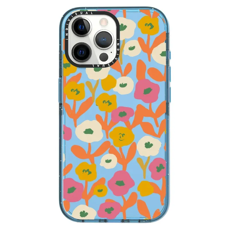 Acrylic Style Yellow, Pink and White Floral Phone Case_iPhone Ultra-Impact Case [1535155]