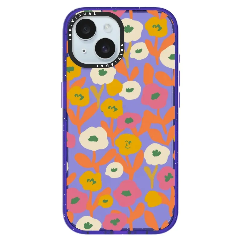 Acrylic Style Yellow, Pink and White Floral Phone Case_iPhone Ultra-Impact Case [1535155]