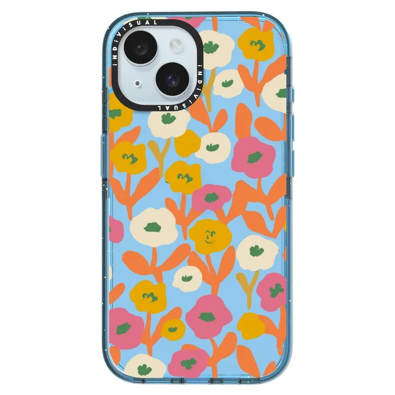 Acrylic Style Yellow, Pink and White Floral Phone Case_iPhone Ultra-Impact Case [1535155]