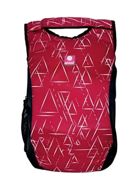 Alpha Nemesis Casual School Backpack/College Bag For Kids Made With Waterproof polyester 15 Ltrs Red Black Casual Backpack