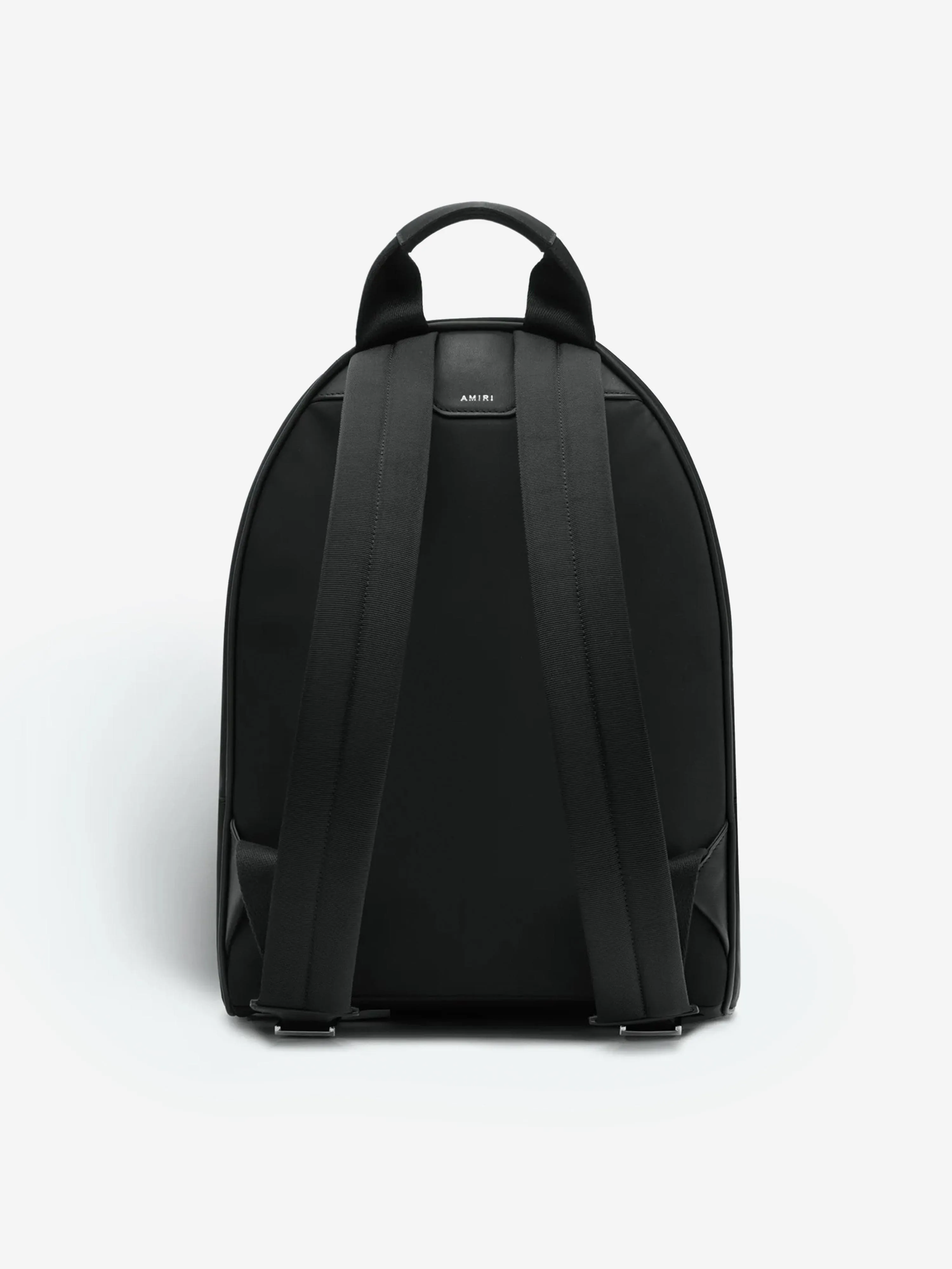 Amiri Kids Staggered Logo Backpack in Black (30cm)