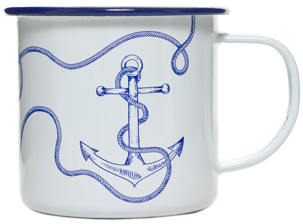 ANCHOR ENAMEL MUG