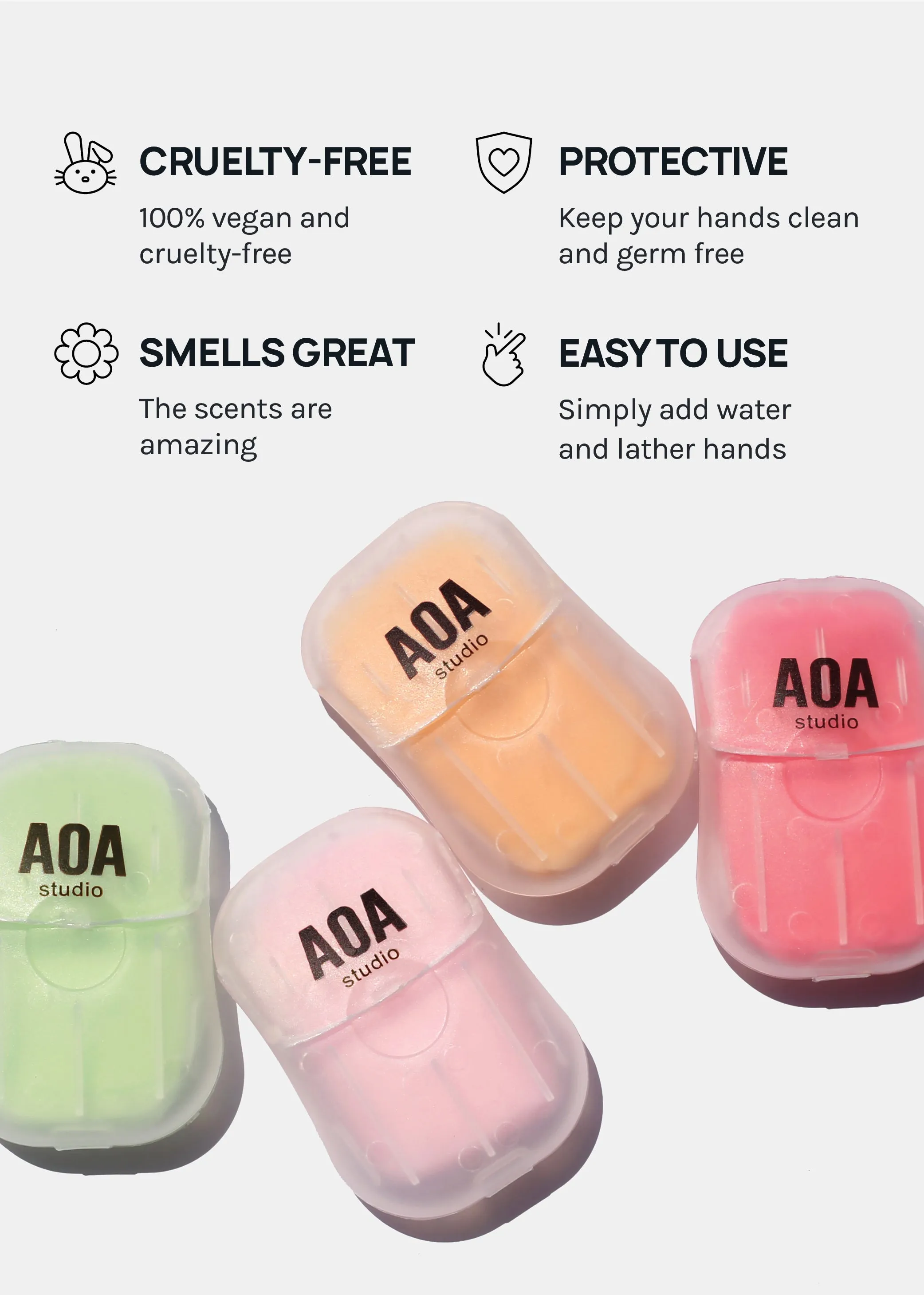 AOA Hand Soap Sheets - Peach