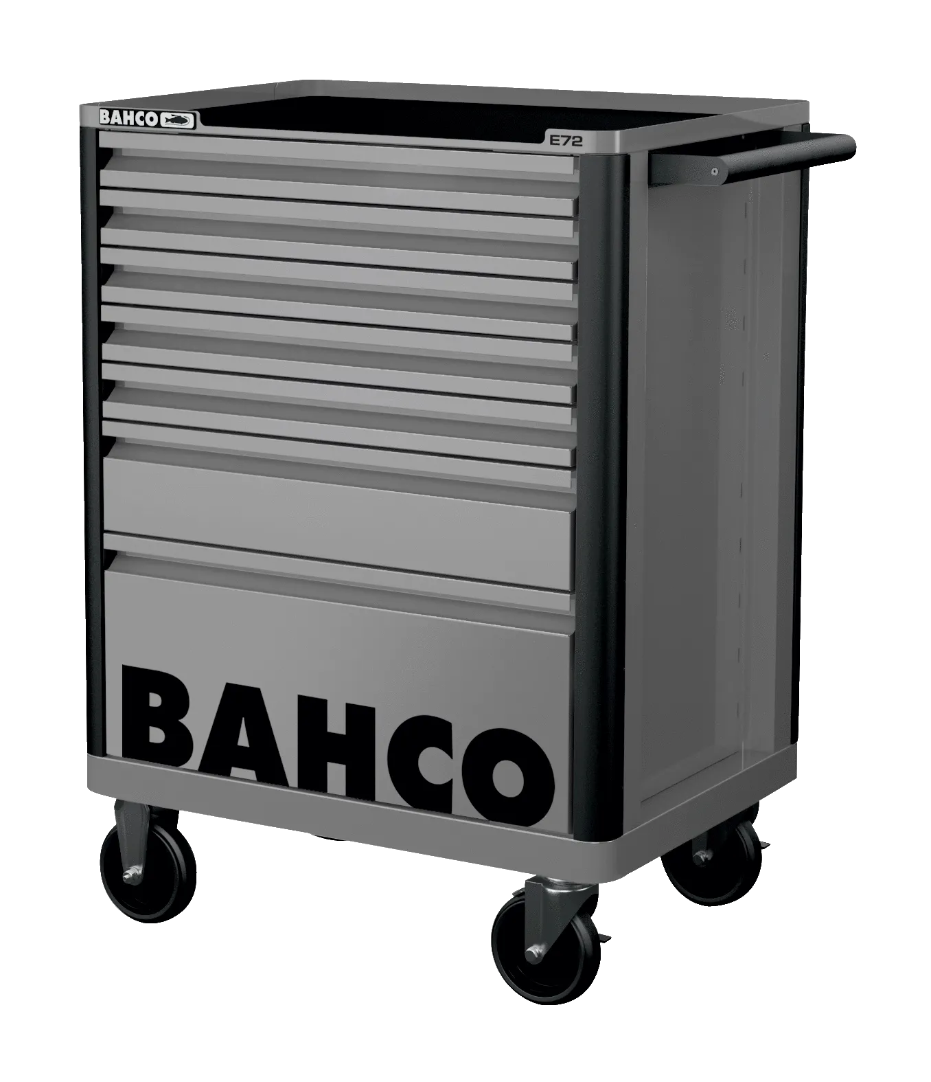 Bahco 1472K7GREY E72 7 Drawer Grey Mobile Roller Cabinet