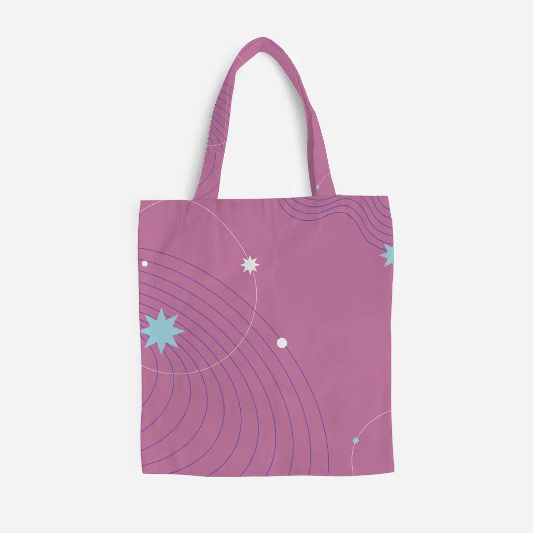 Be Confident Series Canvas Bag - A Goal Without a Plan Is Just A Wish - Pink