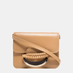 Beige - Leather - Crossbody bag