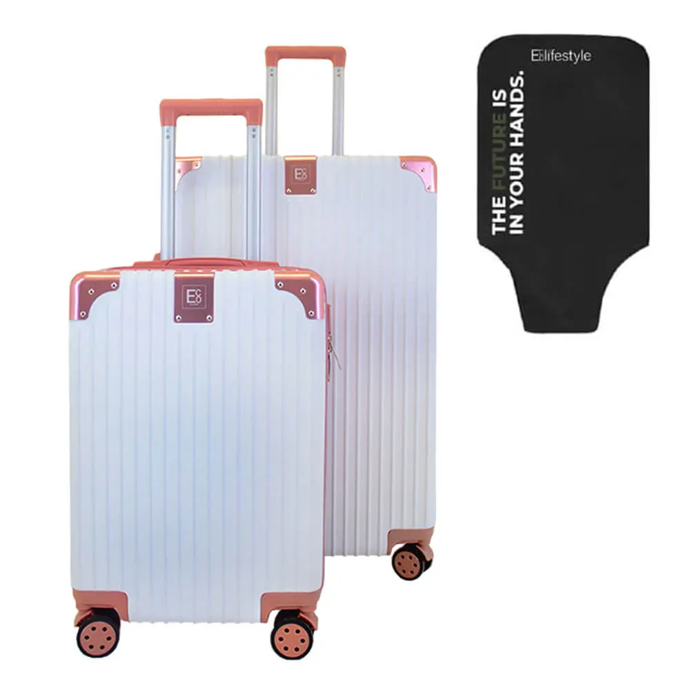 Berlin Luggage Hardshell Suitcases Set of 2 with Cover