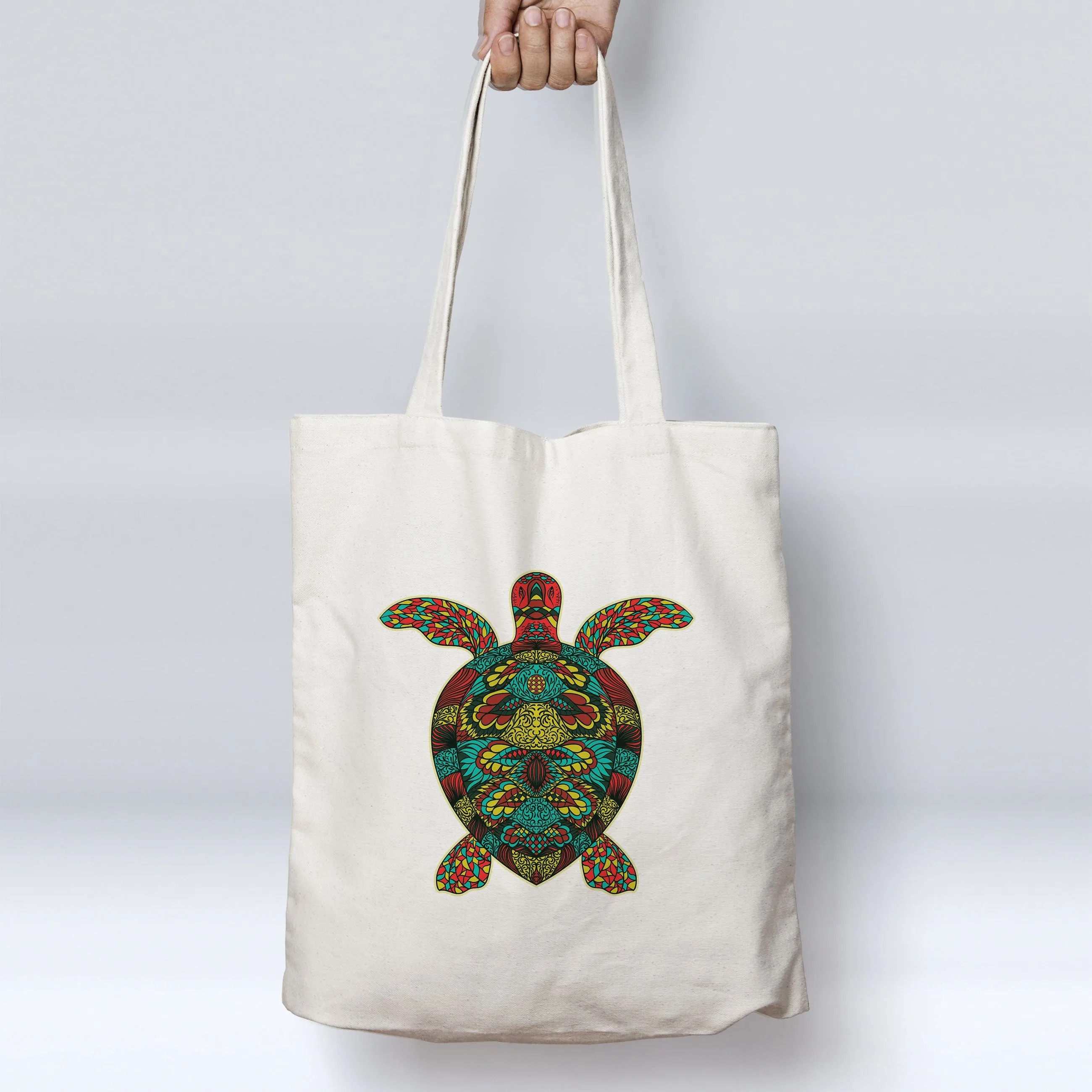 Bohemian Sea Turtle Beach Tote