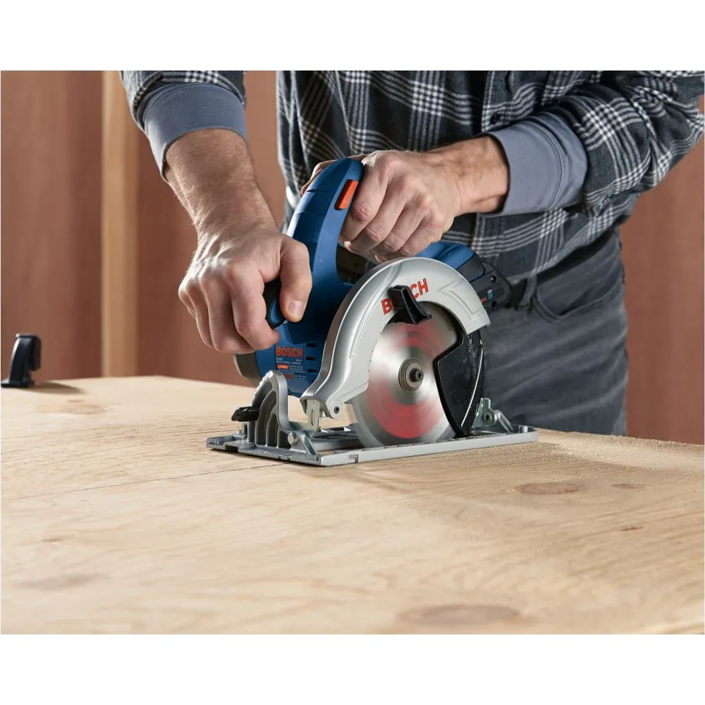 Bosch CCS180-B15 18V 6-1/2" Blade-Left Circular Saw Kit with (1) CORE18V 4 Ah Advanced Power Battery