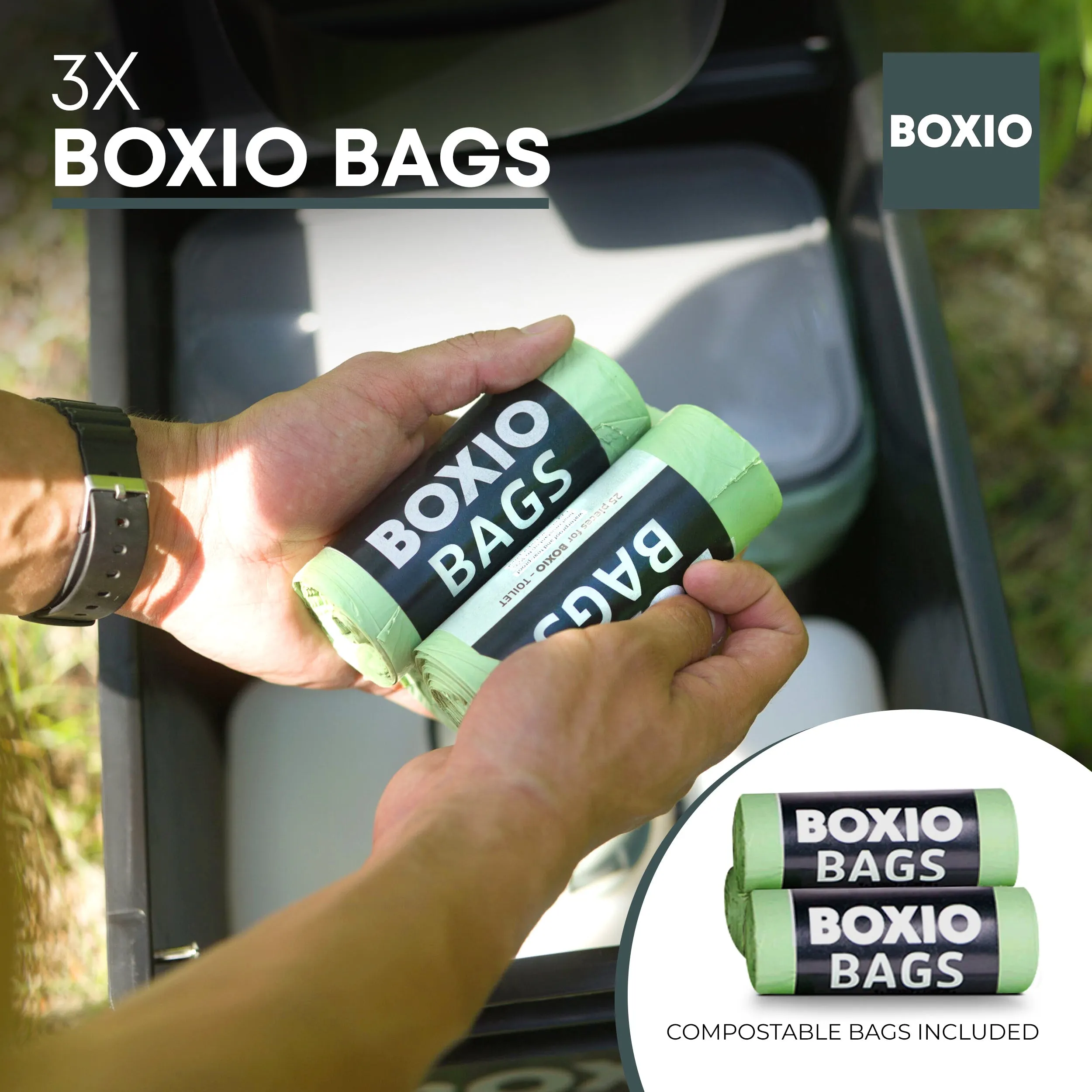 BOXIO - TOILET MAX | Composting toilet starter kit