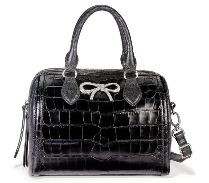 Brighton Beau Geste Satchel Handbag in Black ON SALE!