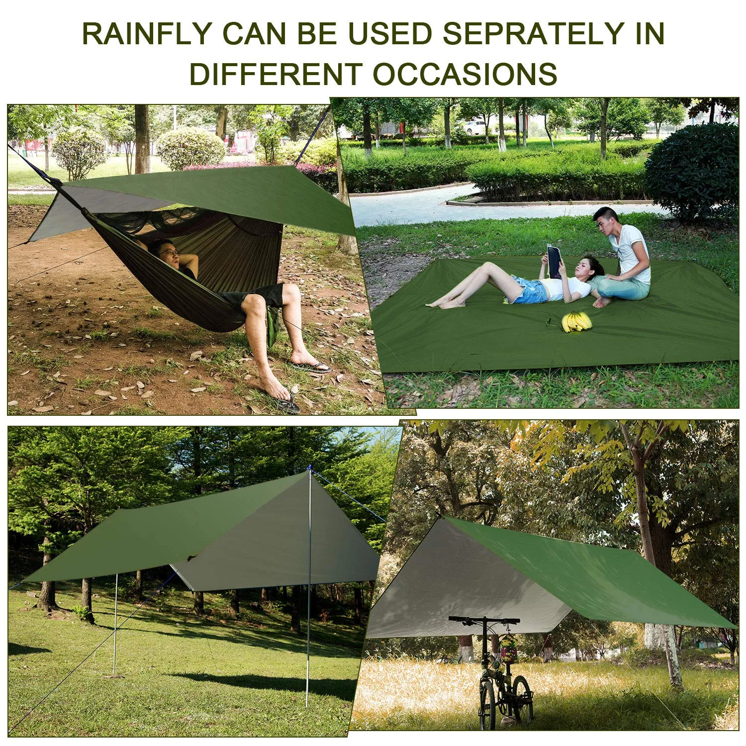 Camping Hammock with Mosquito Net - FIRINER