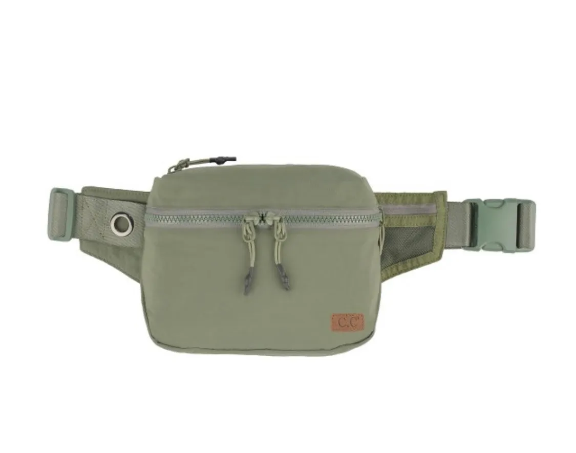 CC Zippered Fanny Packs