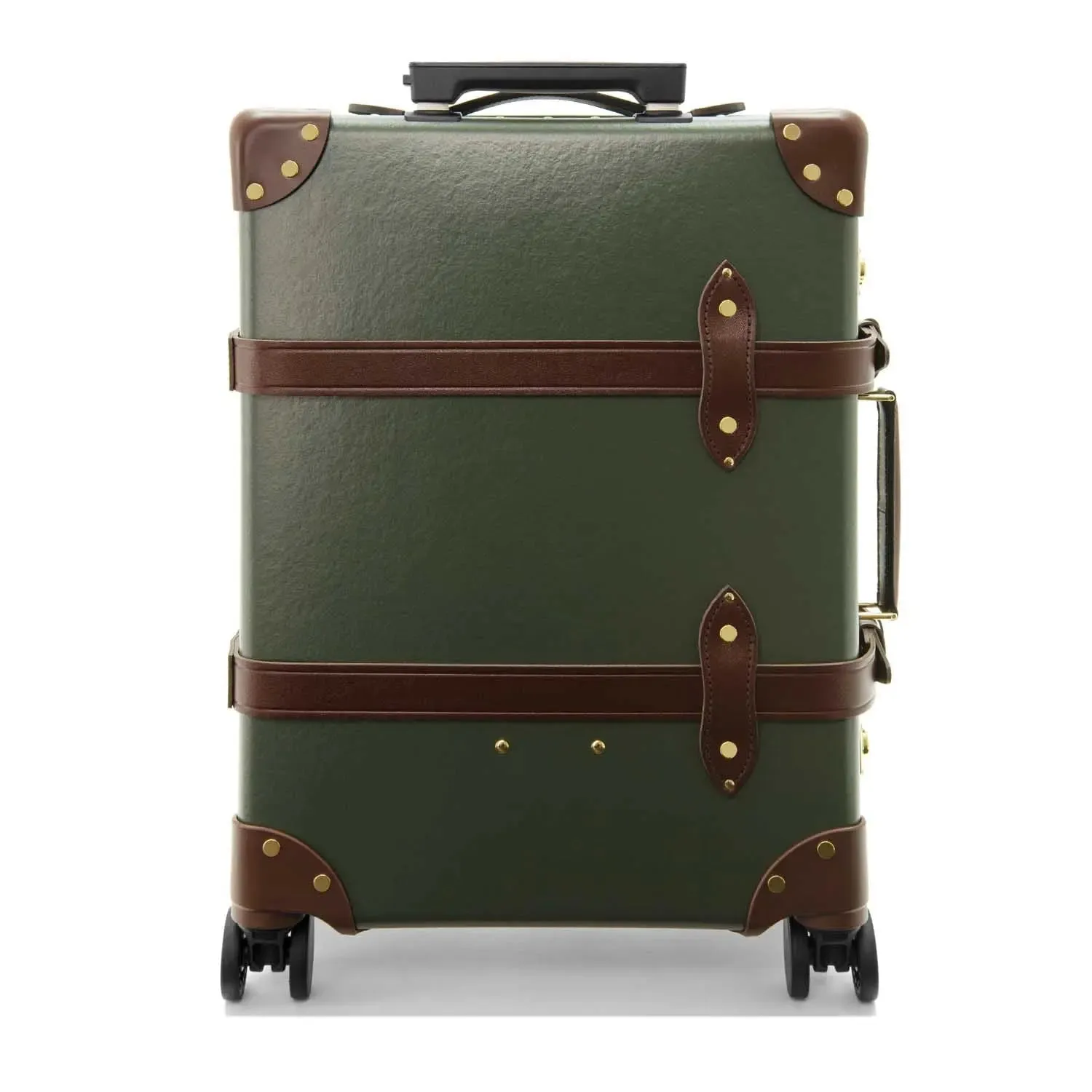 Centenary Carry-On Case - 4 Wheels Green/Brown