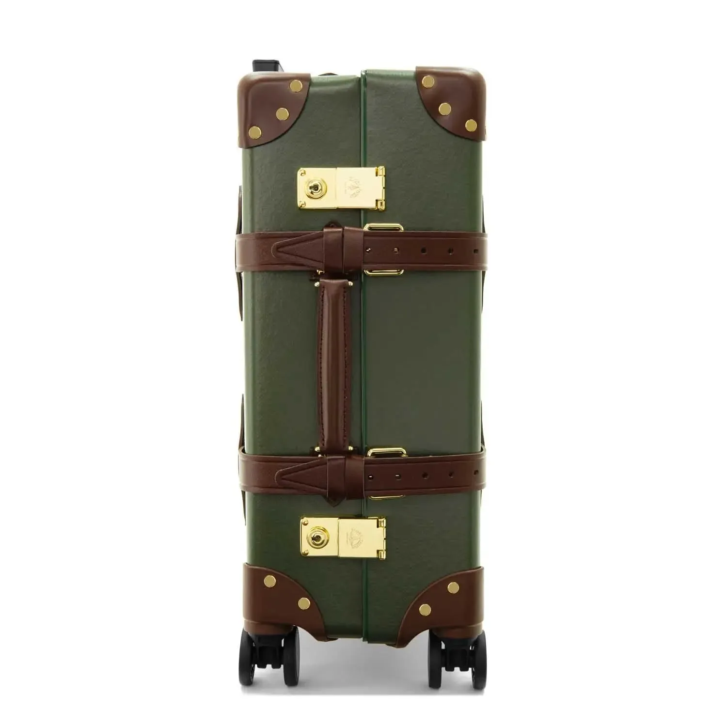 Centenary Carry-On Case - 4 Wheels Green/Brown