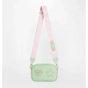 Chiara Ferragni Green Polyester Women Crossbody Bag