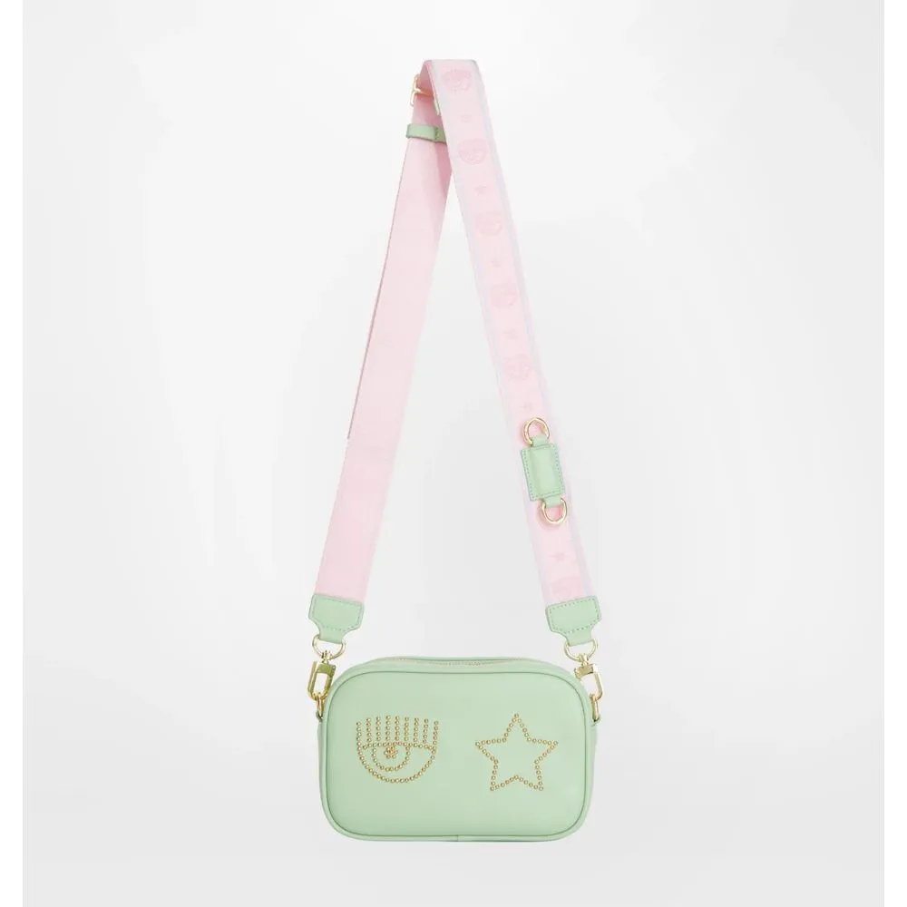 Chiara Ferragni Green Polyester Women Crossbody Bag