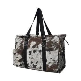 Chic Cow NGIL Zippered Caddy Organizer Tote Bag