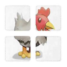 Chicken Sublimation Coasters Pack of Four