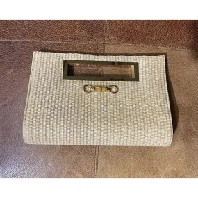 Chloe Clutch with Bamboo Toggle