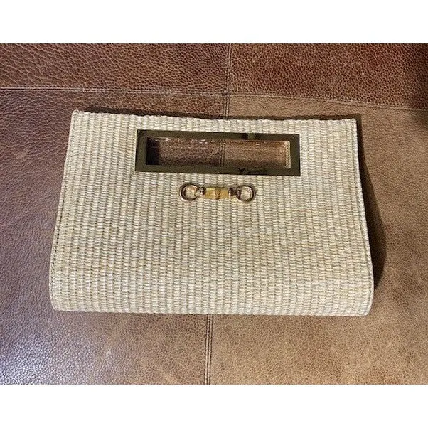 Chloe Clutch with Bamboo Toggle