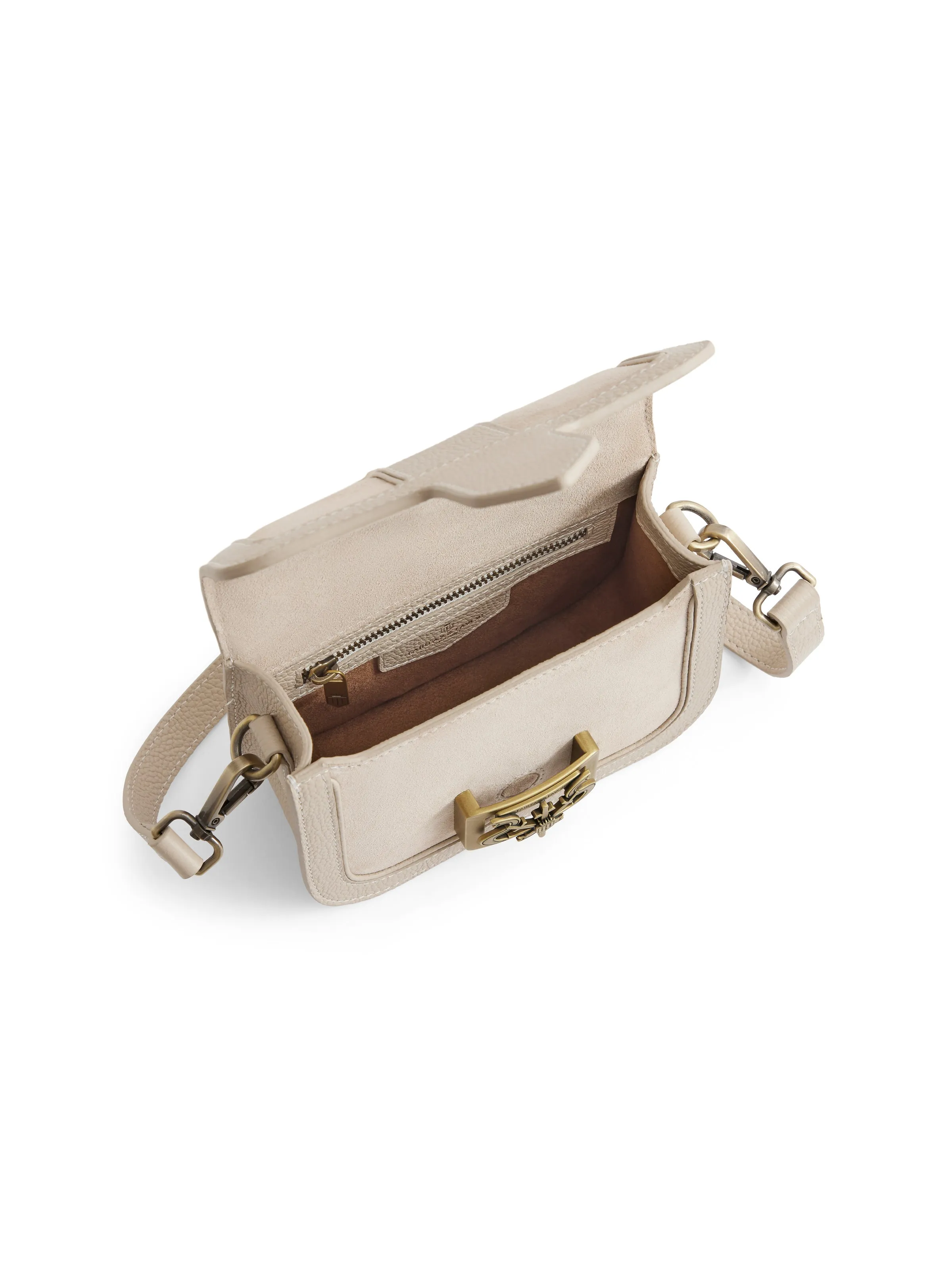 Clarence Handbag - Stone Suede